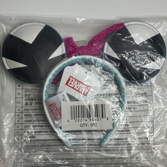 Ghost-Spider Minnie Mouse Ears Headband, Spider-Man: Across the Spider-Verse - Picture 5 of 5